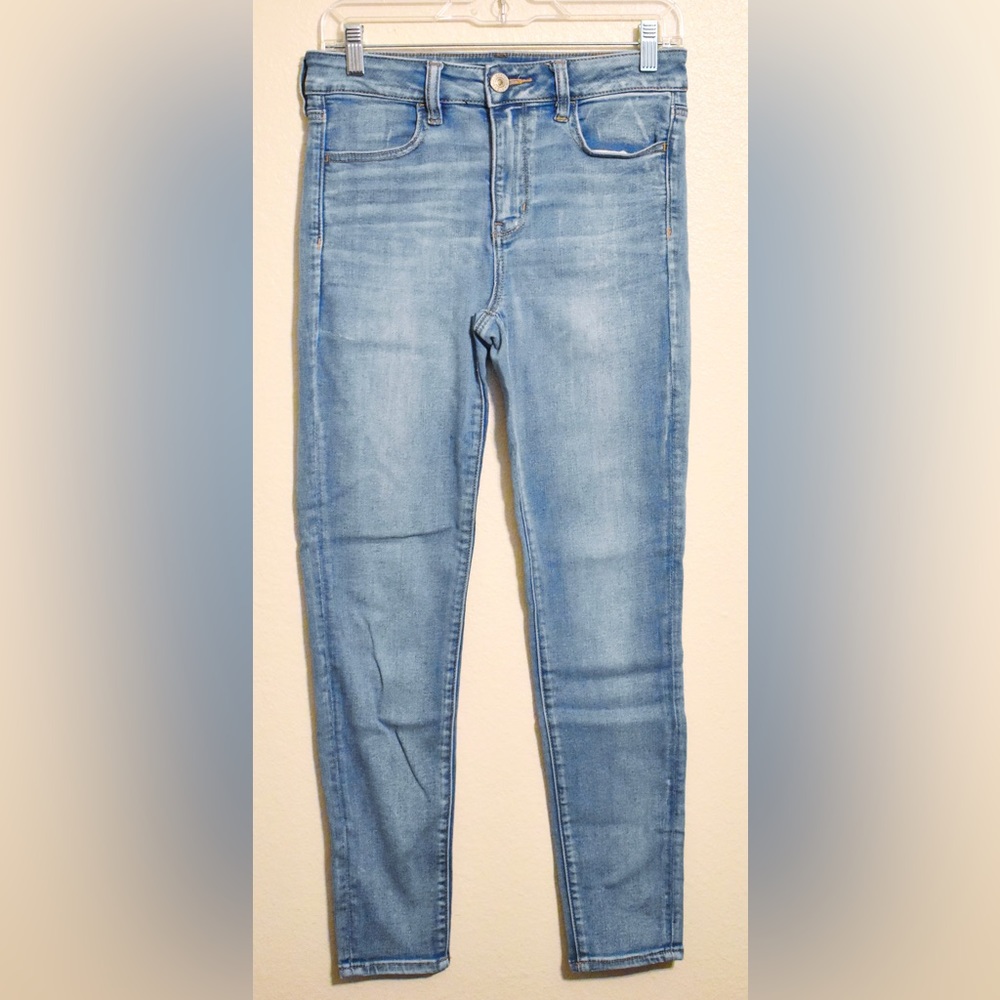 Light Blue High Rise Skinny Jeans